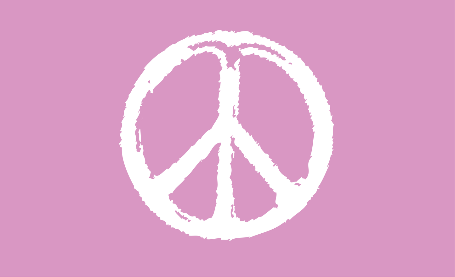 Peace Flagge - Rosa Weltfrieden, Peace Fahne, Peace