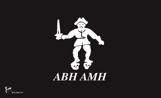 Piratenflagge AHB AMH, Piraten, Pirat, Piratenfahne