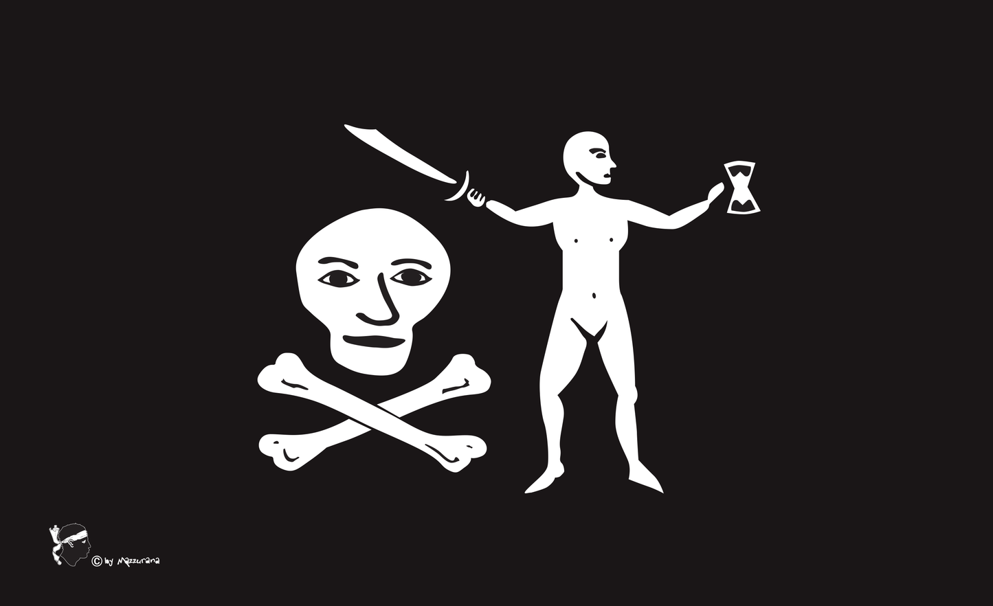 Captain Bulaien 1, Piratenfahne, Piratenflagge
