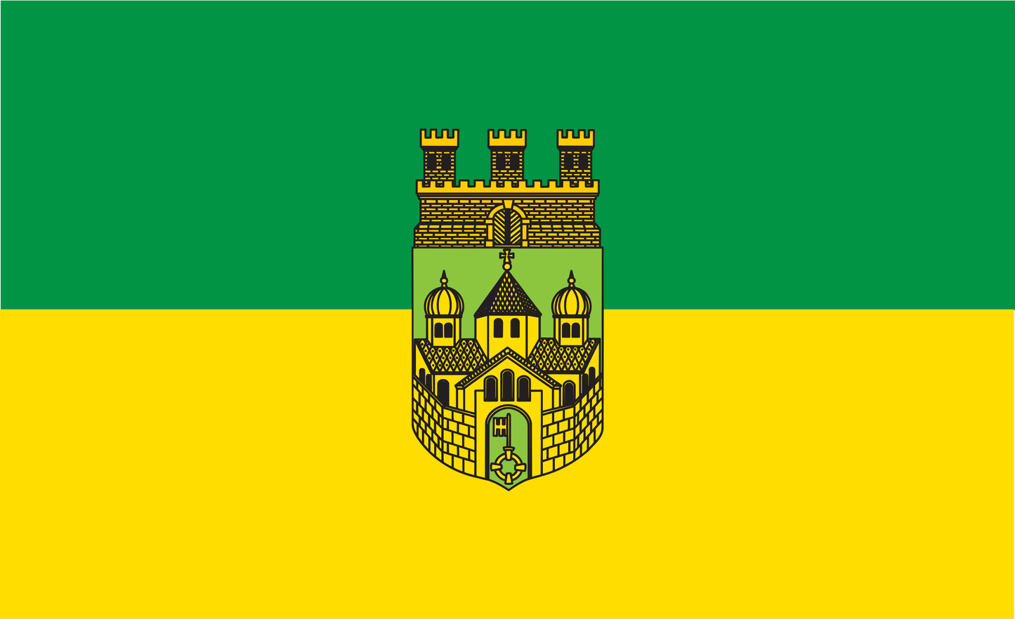 Recklinghausen Flagge, Nordrhein Westfalen