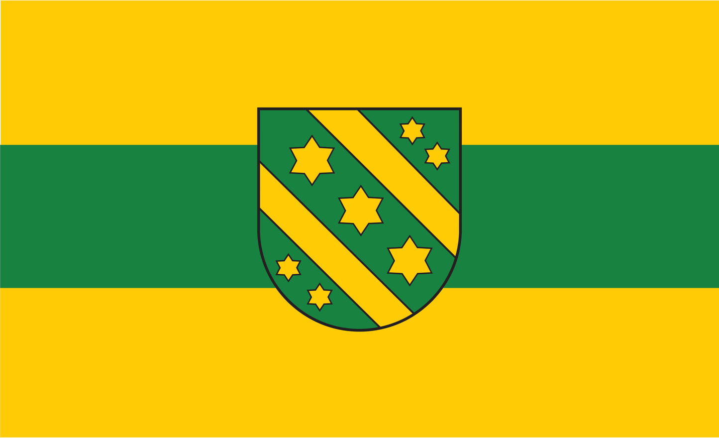 Reutlingen Kreis Flagge Baden Württemberg