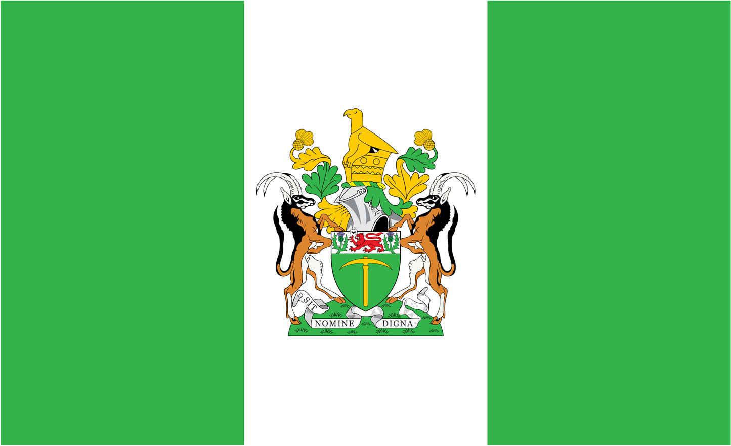 Rhodesienflagge 1968, Rhodesien, Nationalfahnen