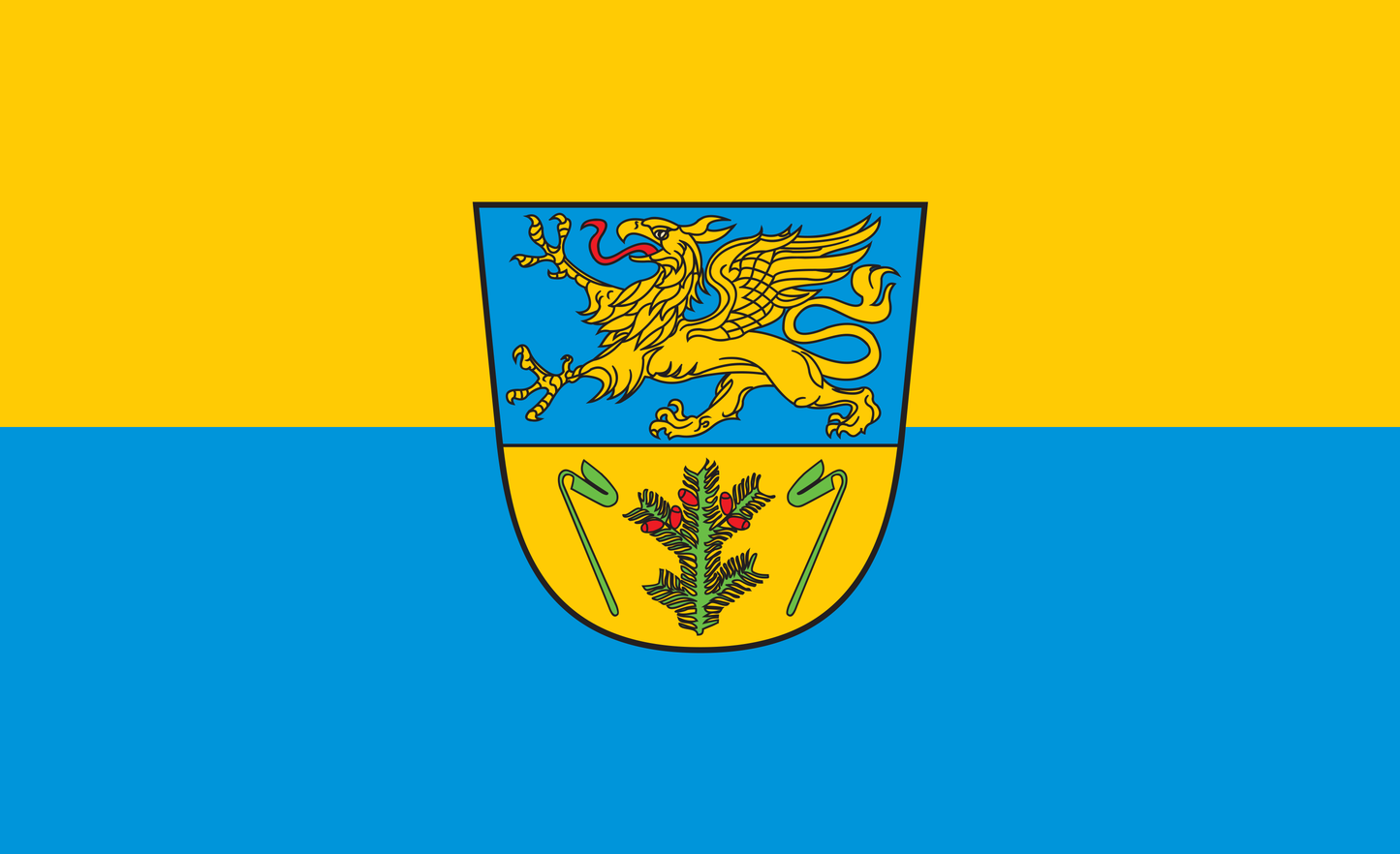 Rövershagen Flagge, Mecklenburg Vorpommern