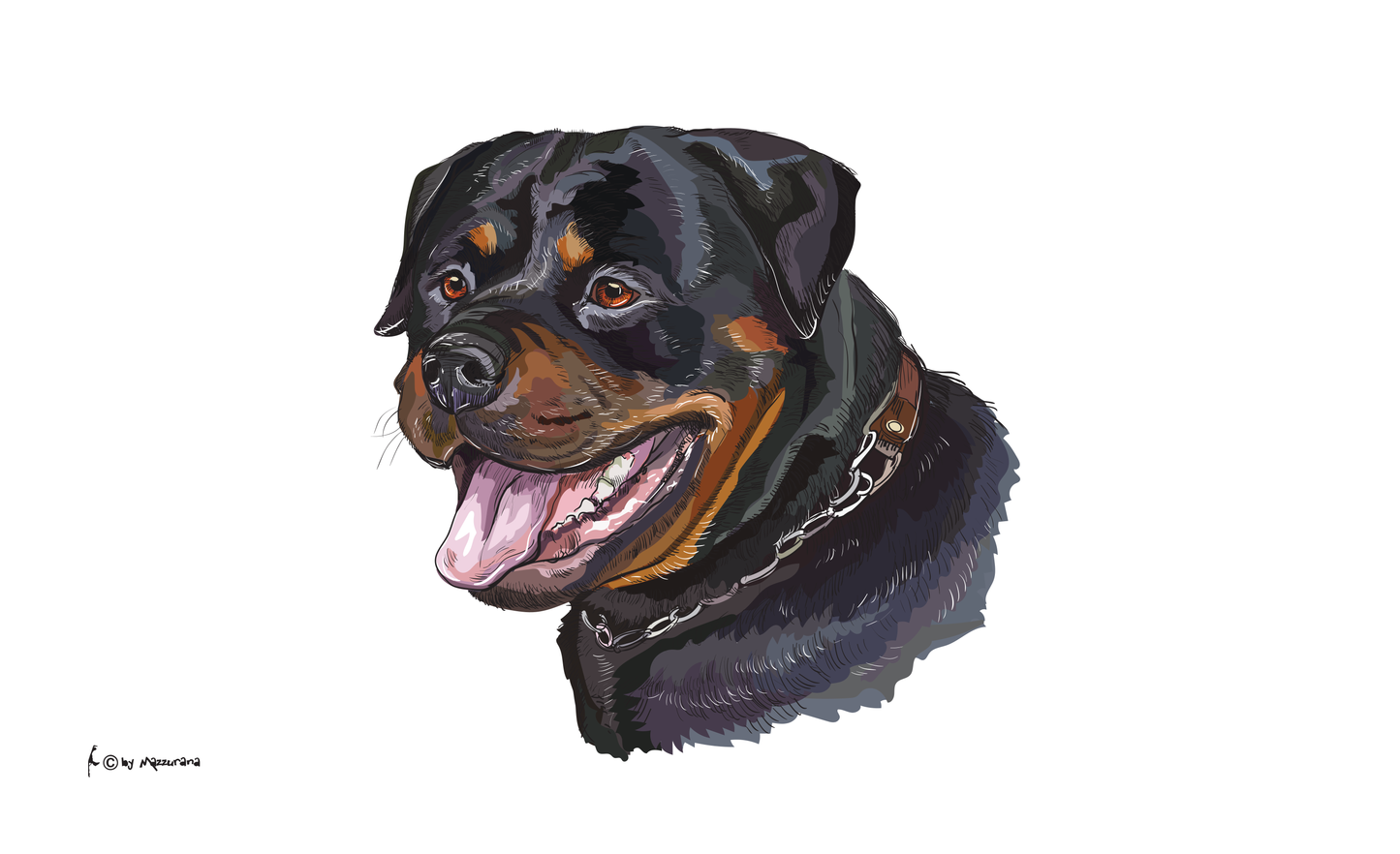 Rottweiler portrait flag, dog flag, animal flags, sports flags, club flags, association flags