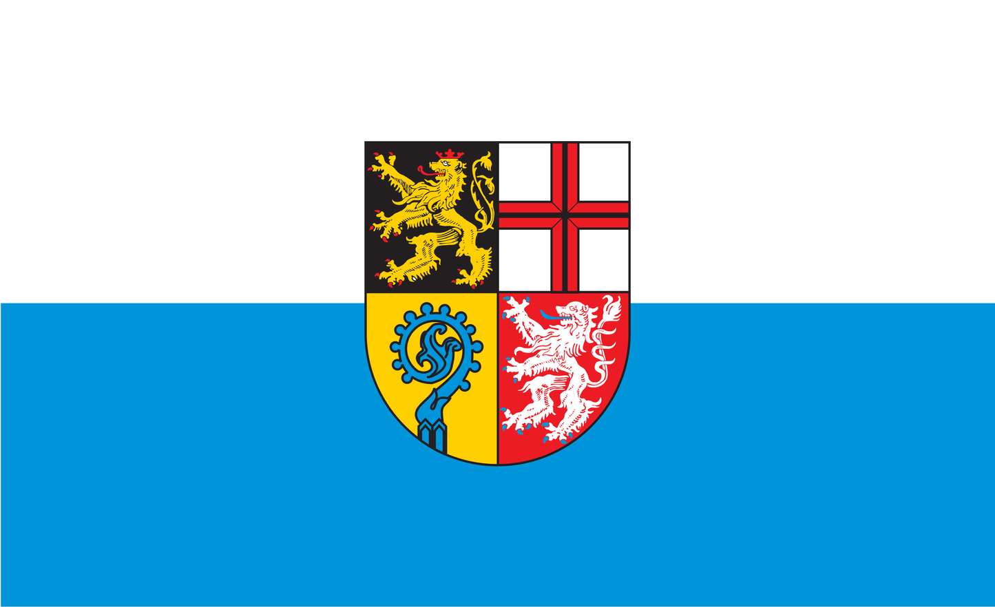 Saarpfalz Kreis Flagge Baden Württemberg