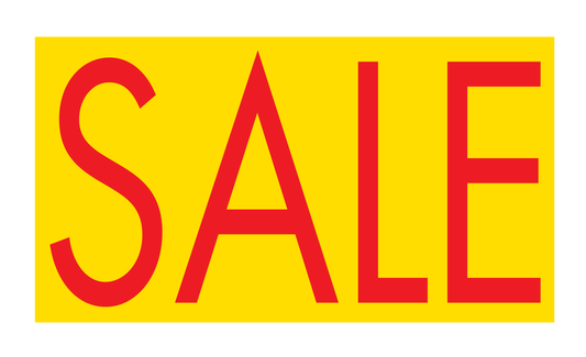 Saleflagge, rot,Verkauf-,Werbe, Marketingflagge,Ausverkauf