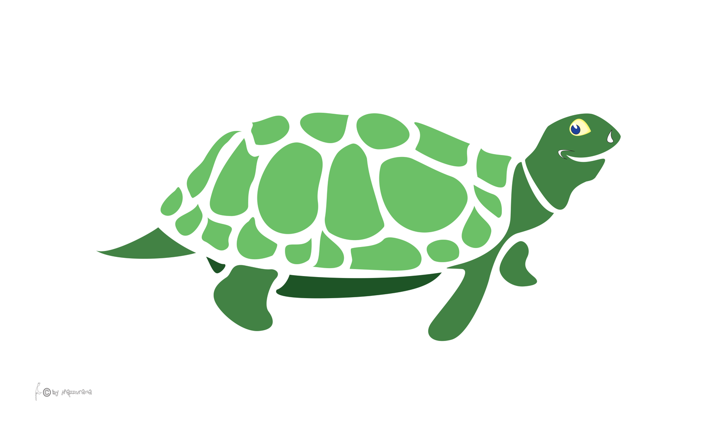 Schildkröte-Flagge,Tierflaggen,Tierzüchter-Flaggen