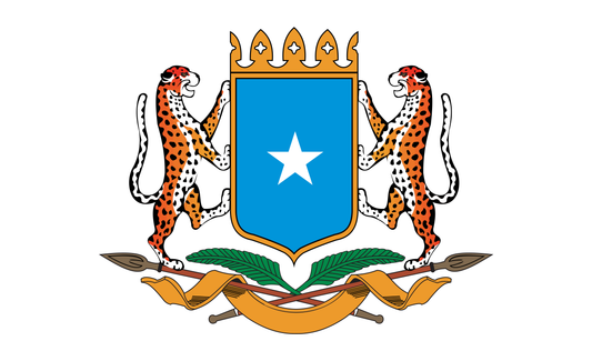 Somaliaflagge W, Nationalfahnen