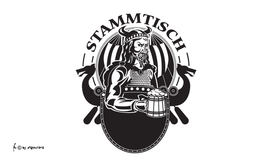 Stammtisch Wikinger Flagge