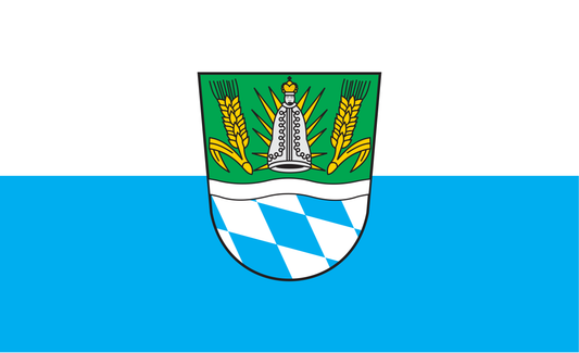 Straubing Boden Kreis Flagge Bayern