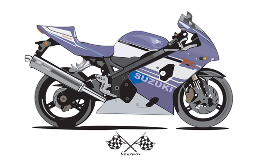Suzuki GSXR Motorrad 103, Motoradfahne, Motorradflgge, Bikes, Bike Tour, Motorrad Tour