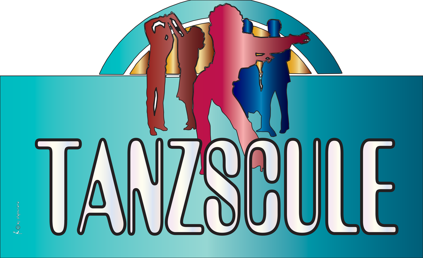 Tanzschule-Flagge 2, Verkaufs-,Werbung-,Marketingflaggen