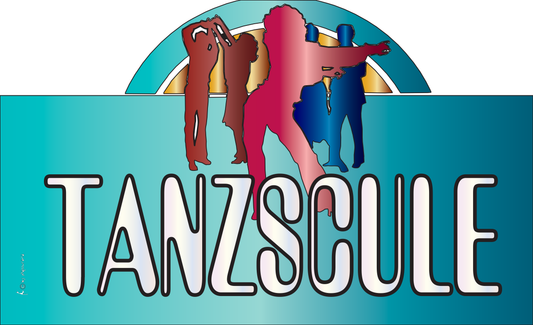 Tanzschule-Flagge 2, Verkaufs-,Werbung-,Marketingflaggen