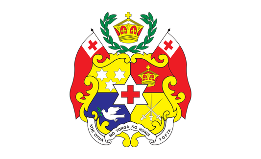 Tongaflagge mit Wappen, Nationalfahnen