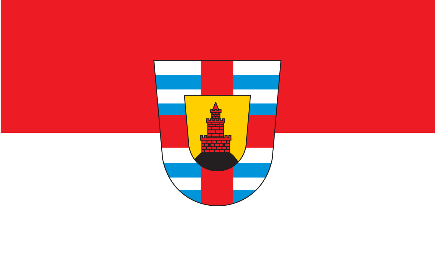 Trier Saarburg Kreis Flagge Baden Württemberg