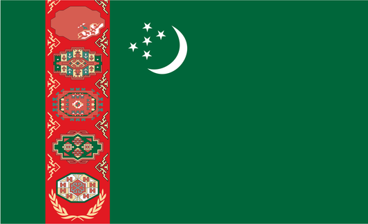 Turkmenistanflagge, Nationalfahnen