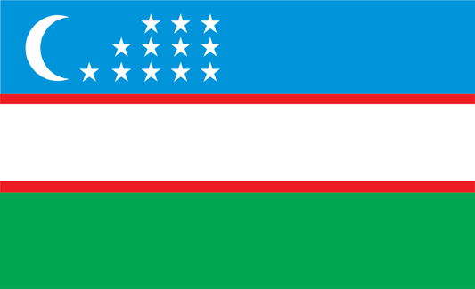Uzbekistanflagge