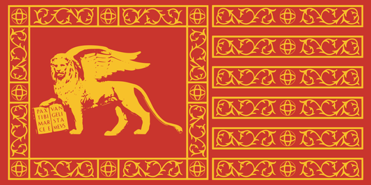 Venedigflagge, Venedig, Italien, Nationalfahnen