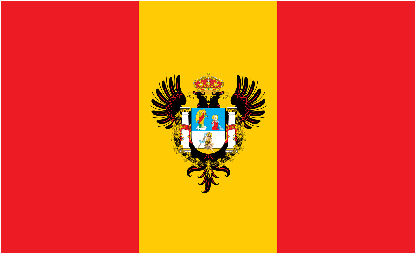 Venezuela-Valenciaflagge, Nationalfahnen