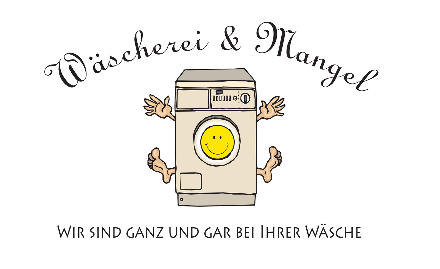 Wäscherei & Mangel-Flagge