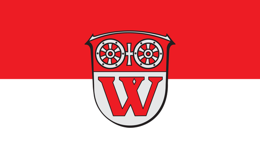 Walluf Flagge, Hessen