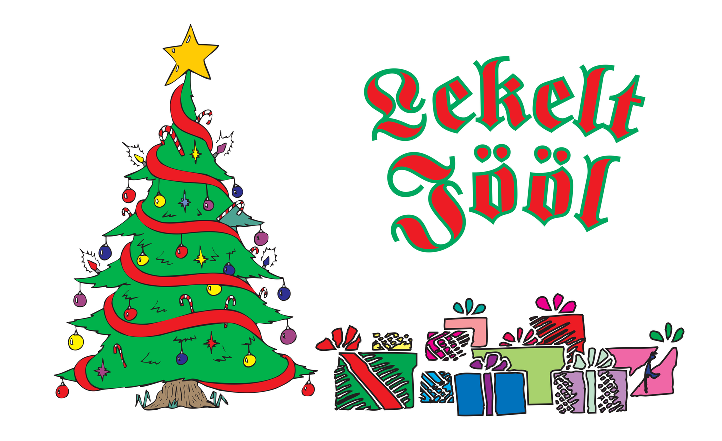 Weihnachtsflagge,Jöölboom