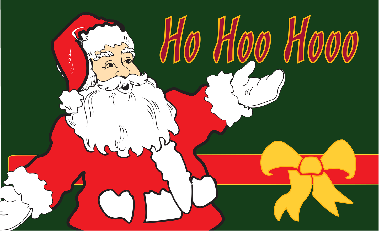 Weihnachten HO-HO-HO-Flagge