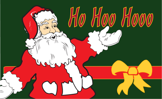 Weihnachten HO-HO-HO-Flagge