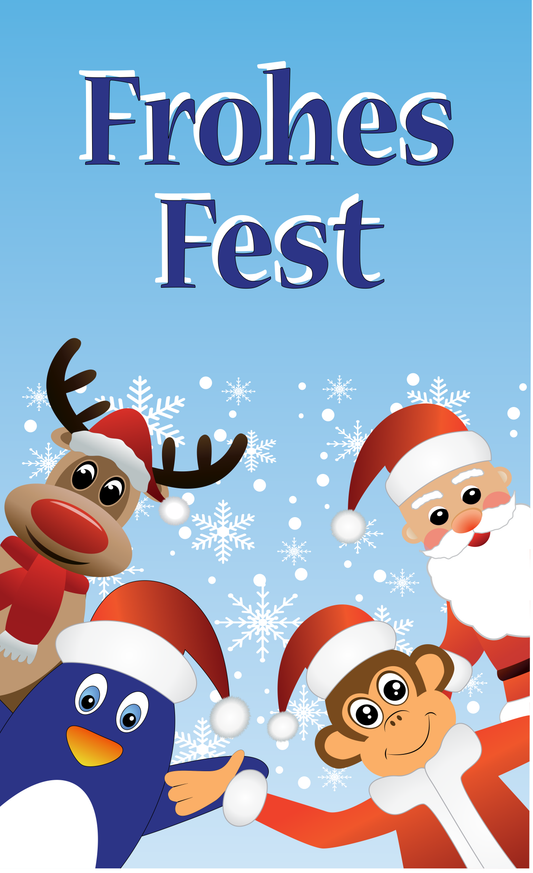 Weihnachtstiere, Weihnachten, Frohes Fest