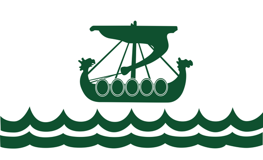 Wikinger Schiff Flagge 2, Flagge