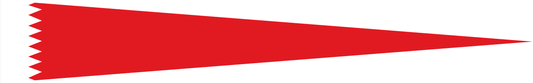 Bahrain Wimpel – Länderwimpel in Rot und Weiß