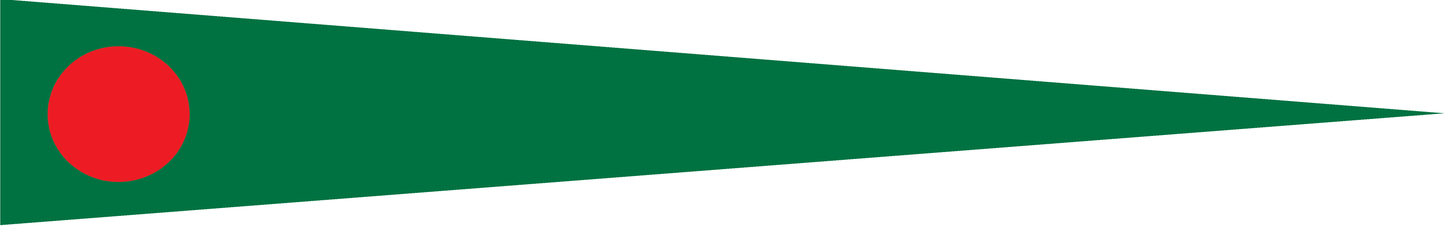 Bangladesch Wimpel – Nationalflaggen-Wimpel in Grün und Rot