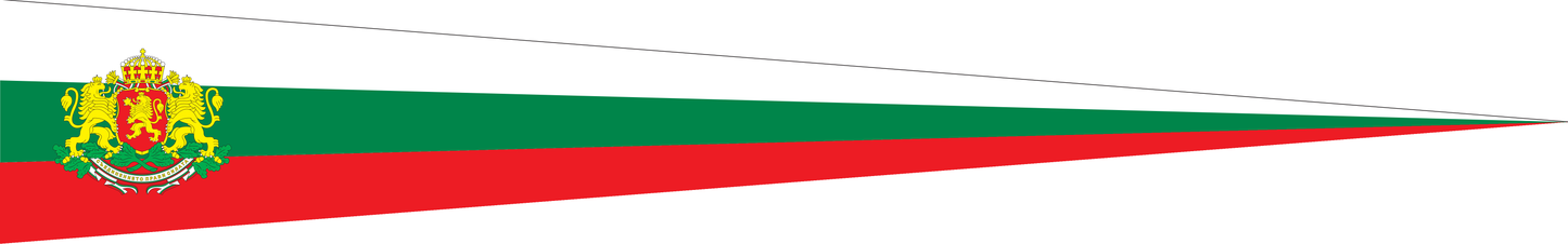 Bulgarien Wimpel – Länderwimpel in Weiß, Grün und Rot