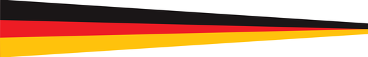 Deutschland Wimpel – Nationalflaggen-Wimpel in Schwarz, Rot und Gold
