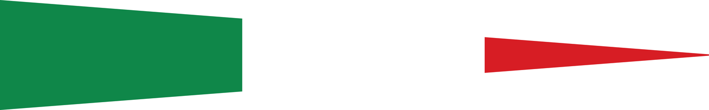 Italien Wimpel – Länderwimpel in Grün, Weiß und Rot