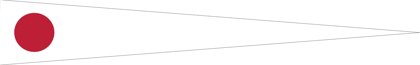 Japan Wimpel – Länderwimpel in Weiß und Rot