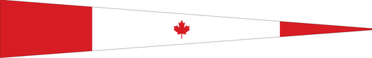 Kanada Wimpel – Nationalflaggen-Wimpel in Rot und Weiß