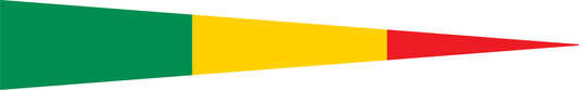 Mali Wimpel – Länderwimpel in Grün, Gelb und Rot