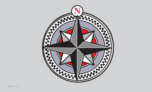 Windrose-Flagge,Maritime-Flaggen,Bootsflaggen,Leuchtturm-Flaggen