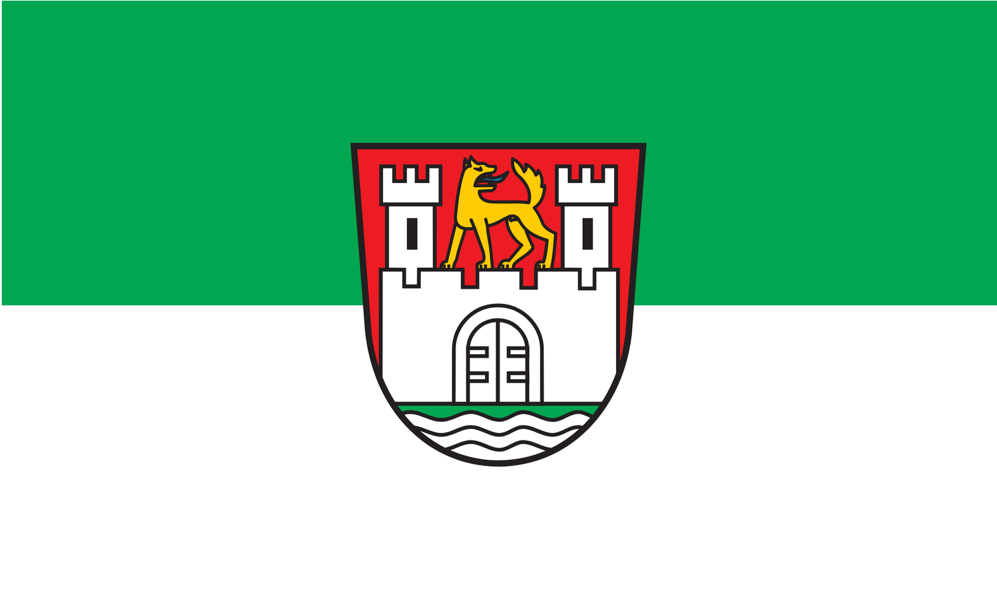 Wolfsburg Flagge Niedersachsen