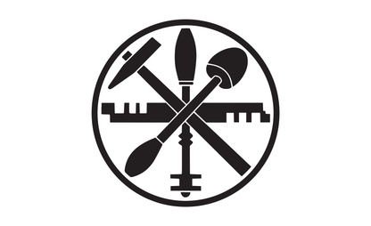 Zunftzeichen Glaser Flagge – Präzision und Handwerkstradition stilvoll vereint