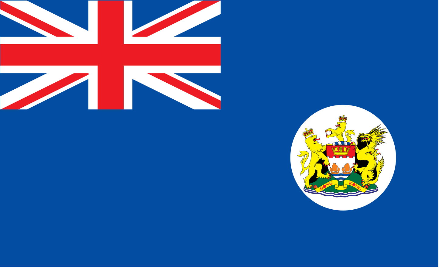 Hongkongflagge GB,Hongkong, Nationalfahnen