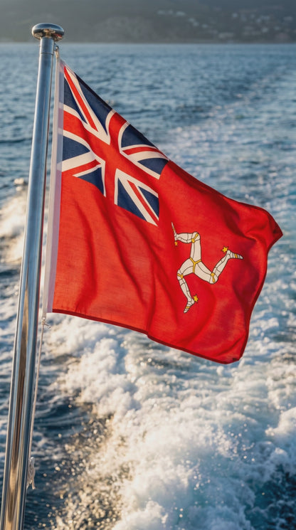 Isle of Man (Red Ensign) - Merchant flag (boat and yacht flag)