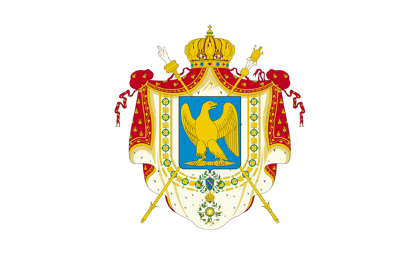 Frankreichflagge 1804 Napoleon Wappen, Nationalflaggen, Nationalfahnen