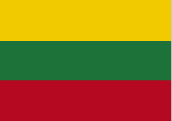 Litauenflagge, Nationalflaggen, Nationalfahnen