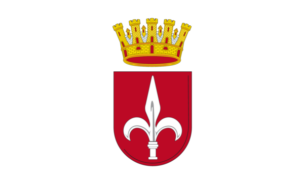 Triestflagge mit Wappen, Italien, Nationalfahnen
