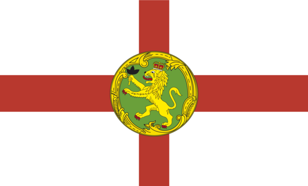Alderney Islandflagge, GB, Großbitanienflagge, Nationalfahnen