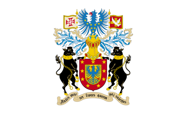 Azorenflagge mit Wappen, Azoren, Insel, Nationalfahnen