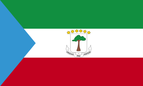 Äquatorialguinea-Flagge, Nationalfahnen