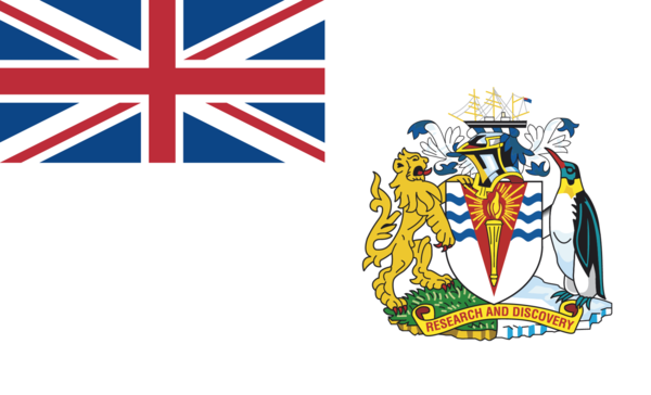 Britantarctic Territoryflagge 2, Nationalfahnen